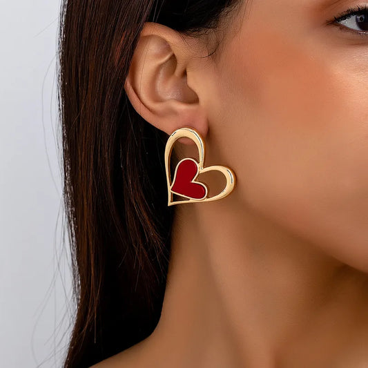 Aretes Reina de Corazones