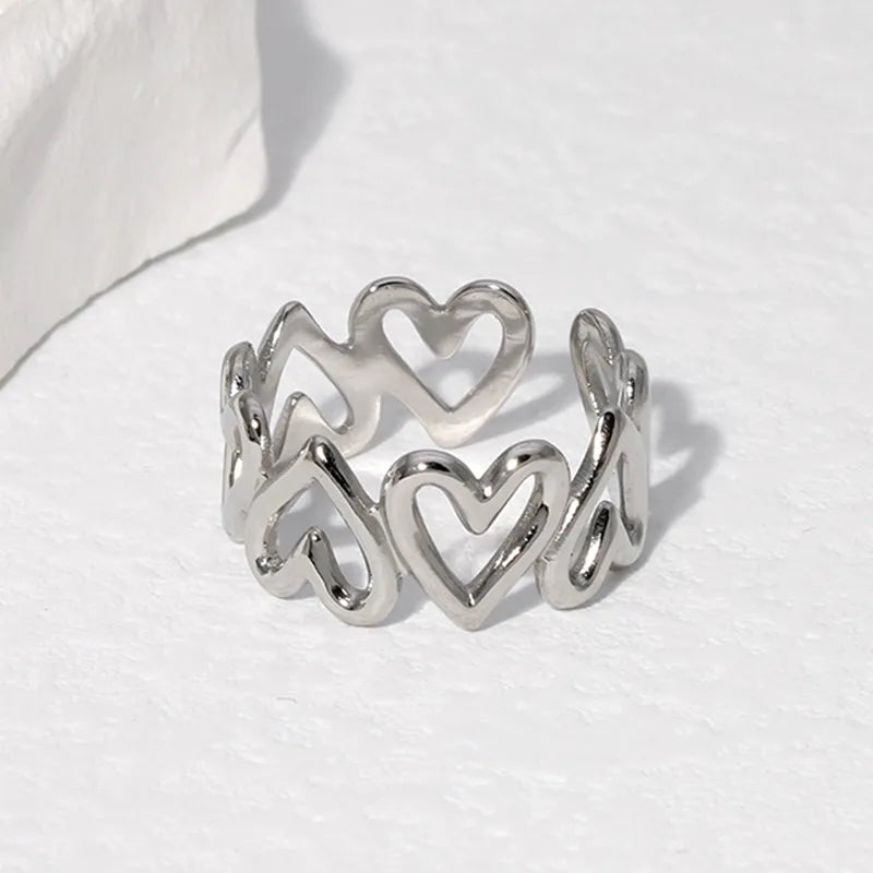 Anillo Corazones al Viento