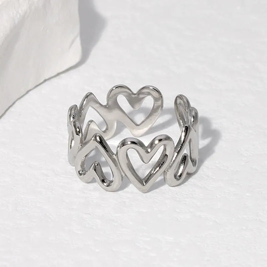 Anillo Corazones al Viento