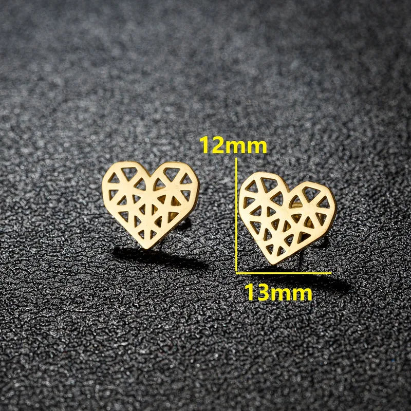 Aretes Latido Tallado