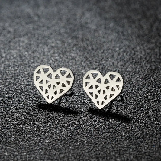Aretes Latido Tallado